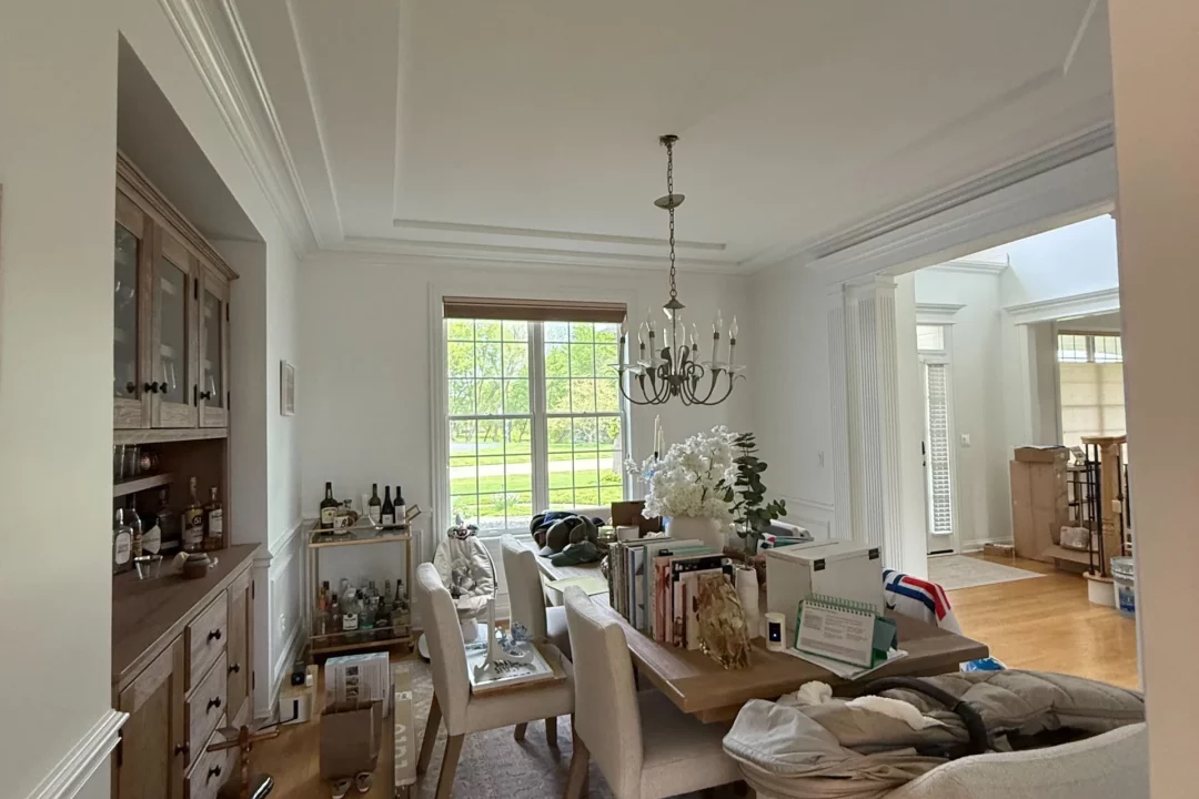 Dining room repaint after, Algonquin, IL