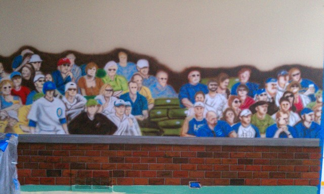 sports mural - dfranco painting