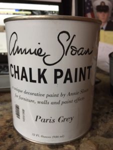 chalk paint - painting furniture