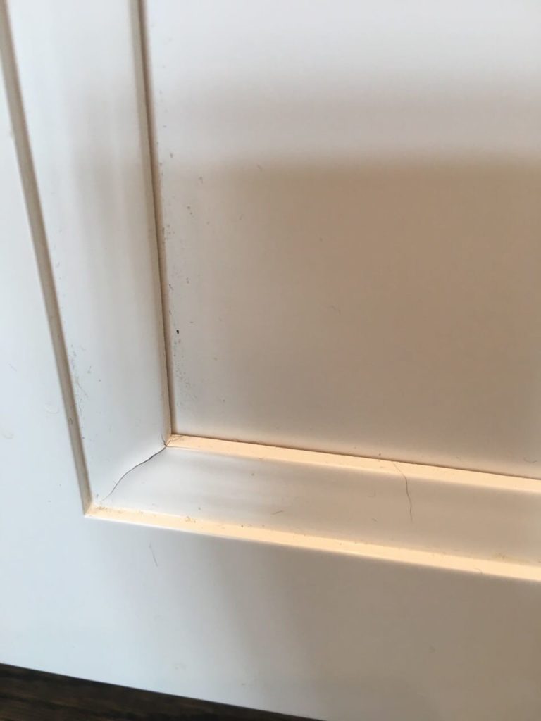 how to keep paint from peeling off cabinets