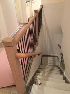 oak handrails