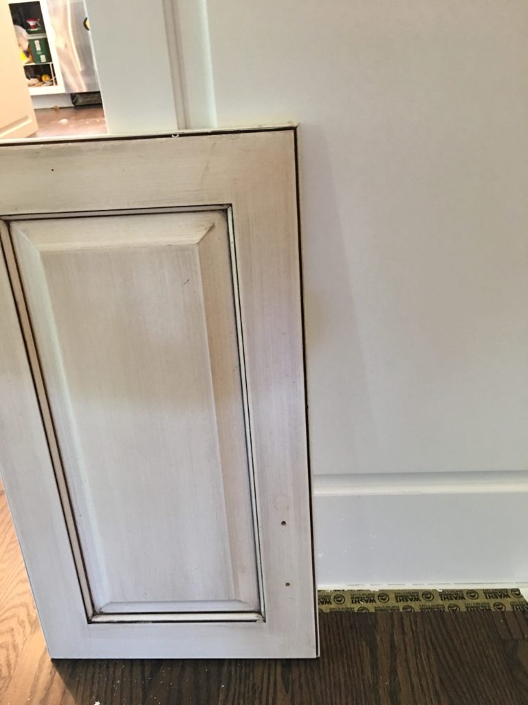 paint vs glazed cabinets