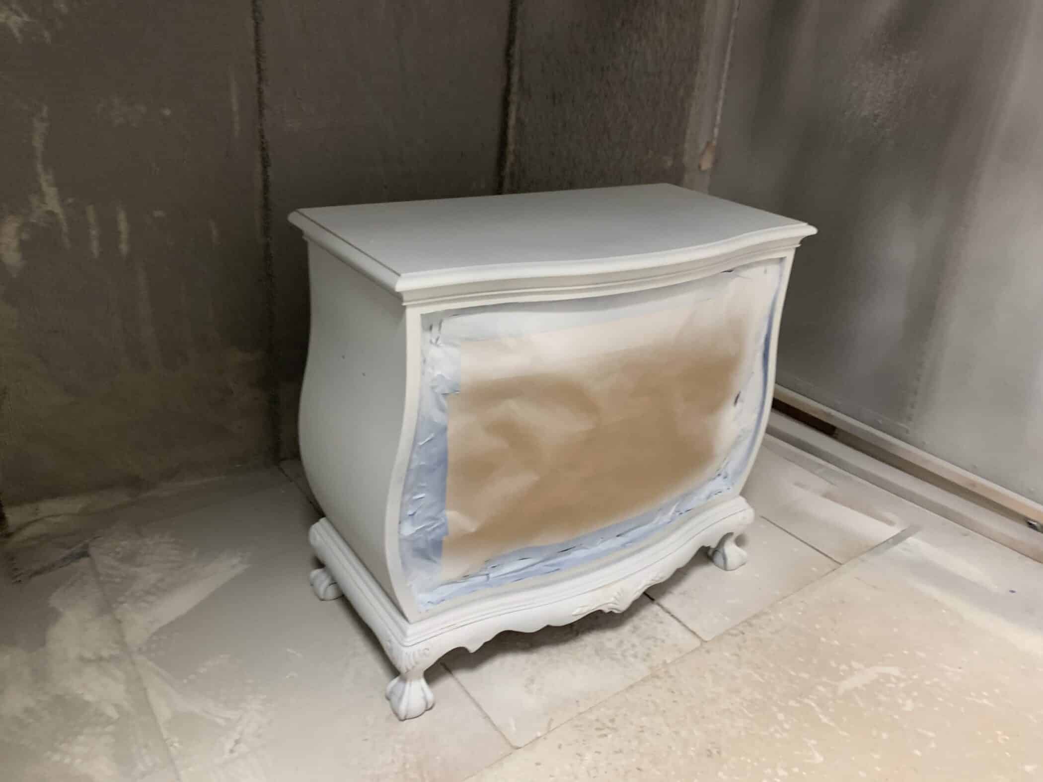 Painting your old furniture - first coat primer