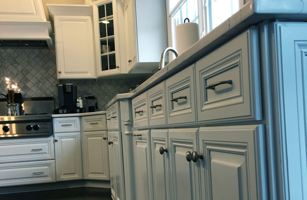 painting kitchen cabinets - cabinet refinishing