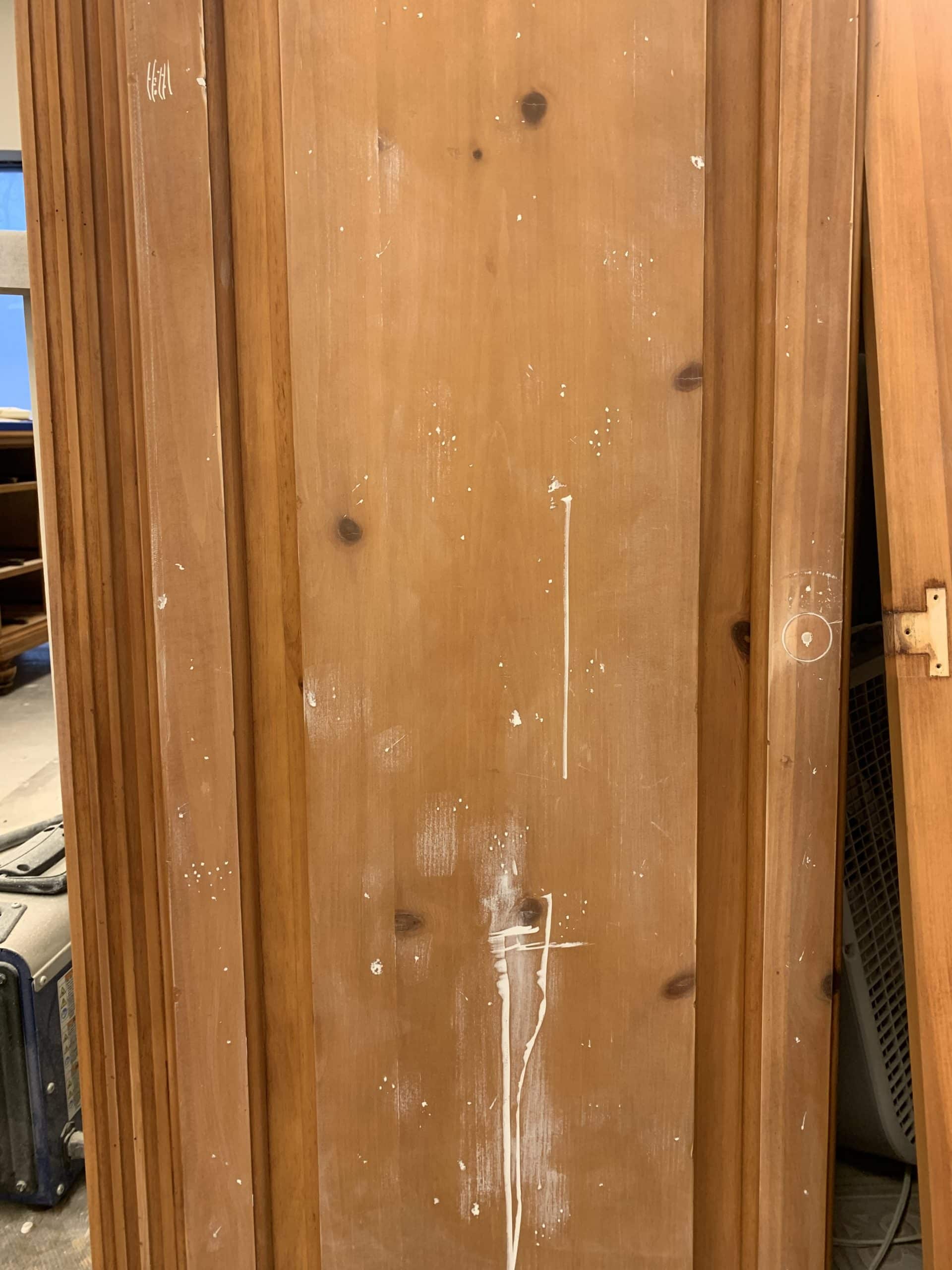 cabinet doors before repairs