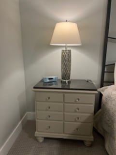 painted nightstand - painting bedroom furniture